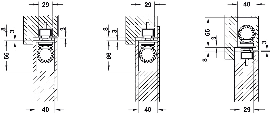 Thông số kĩ thuật cùi chỏ âm Hafele 931.84.005 130kg DCL33A không điểm dừng