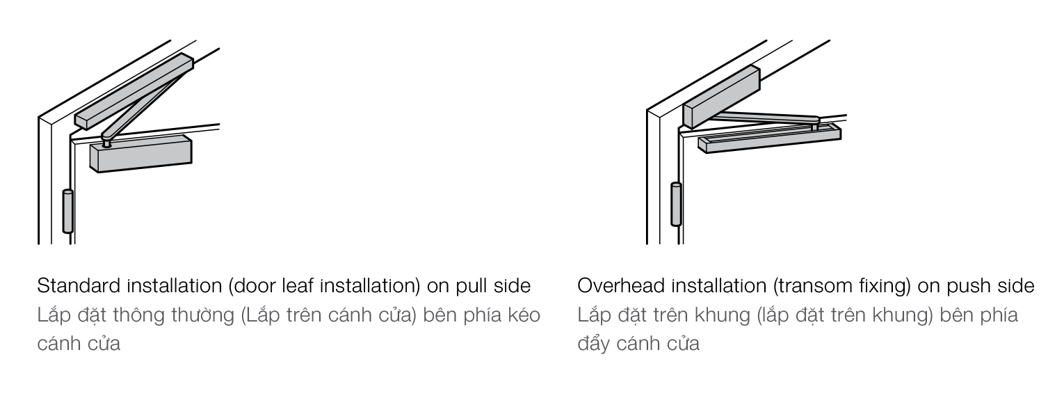 Thông Số Kĩ Thuật Tay co thủy lực Hafele 931.84.119 80kg có điểm dừng