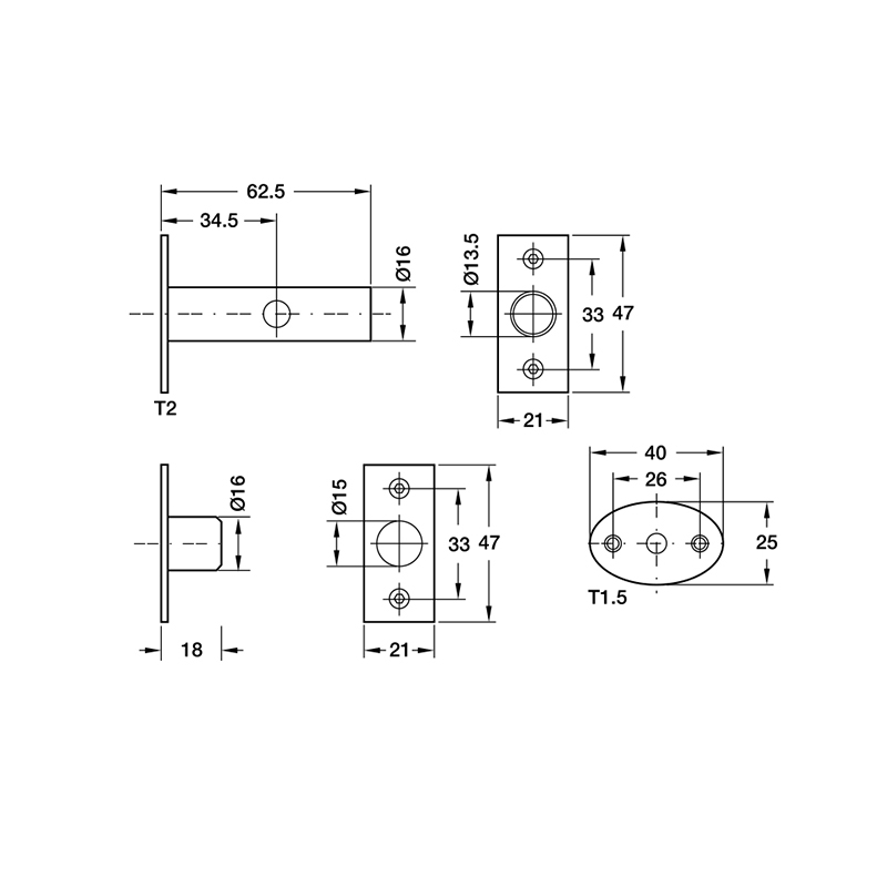 Thông số kĩ thuật chốt an toàn Hafele 911.62.389