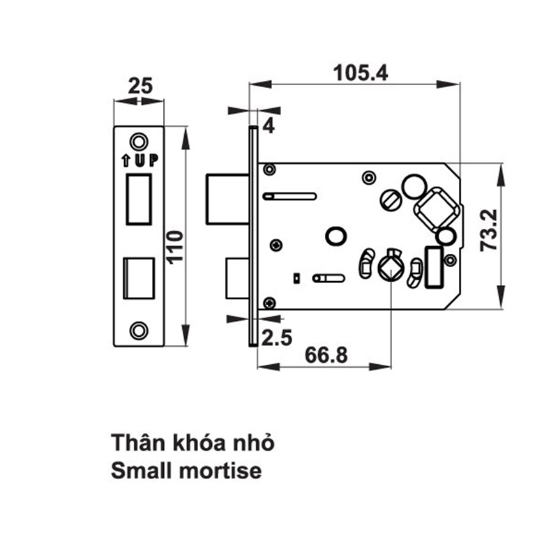 Thông số kĩ thuật khóa cửa Hafele EL750-TC 912.05.682