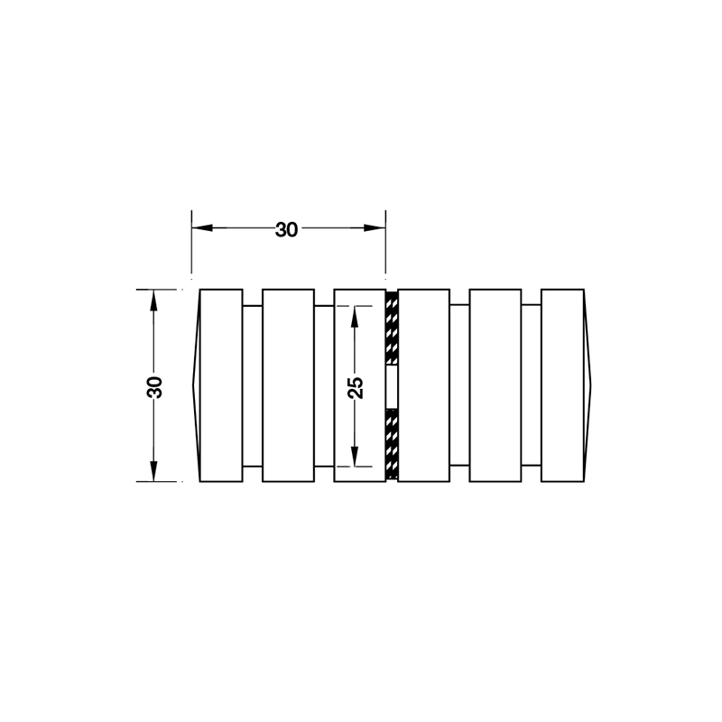 Thông số kĩ thuật tay nắm cửa Hafele 981.71.142 inox bóng