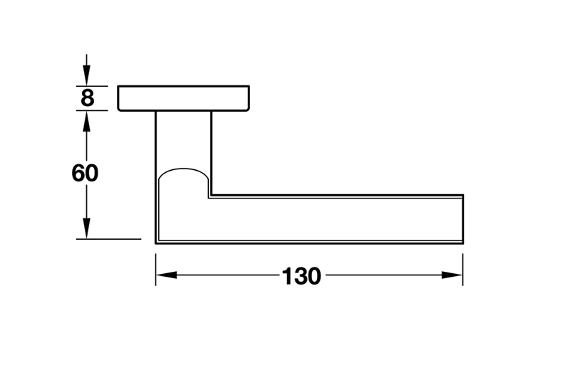 Thông số kĩ thuật tay nắm khóa phân thể inox 304 Hafele 903.92.646