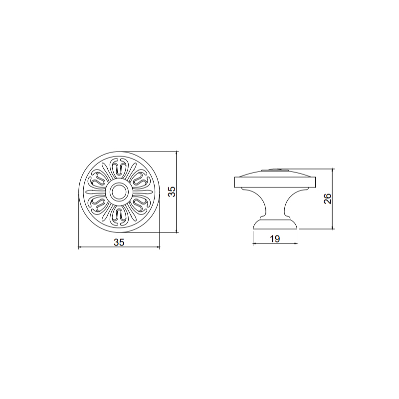 Thông số kĩ thuật tay tủ IVAN 10109