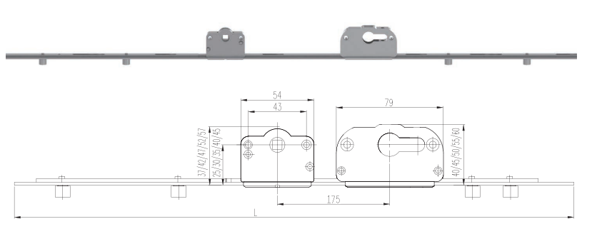 Thông số kỹ thuật bộ khóa đa điểm1800 GQ loại 2