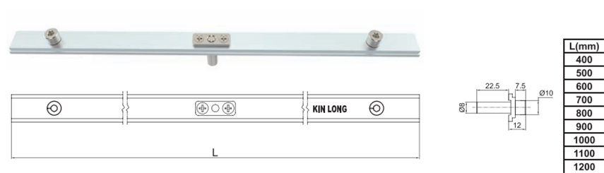 Thông số kỹ thuật thanh chốt đa điểm cửa sổ mở quay LZDC01