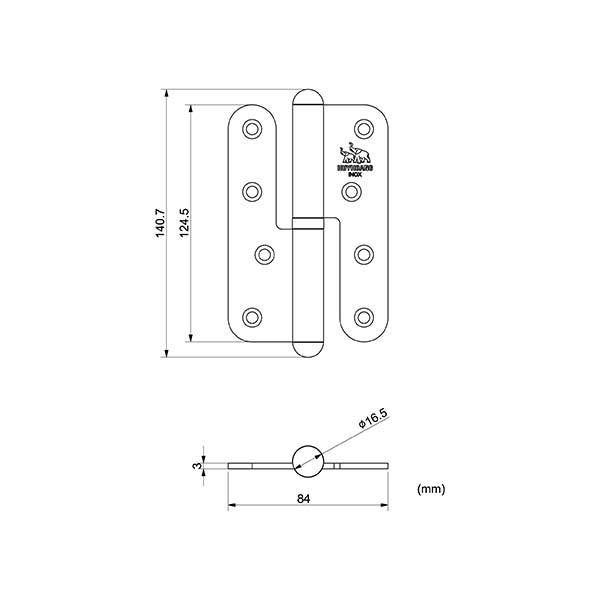 bản lề inox