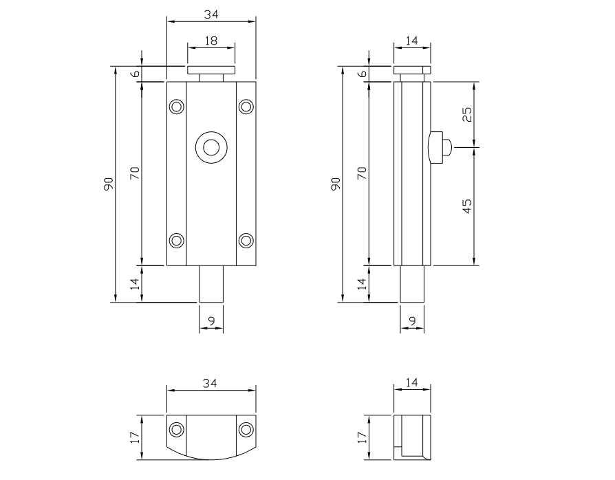 Thông số kỹ thuật chốt bấm VICKINI 46406.001